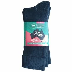 Geographe Camping & Tackle World Bamboo Socks Aussie Extra Thick 3 Pack