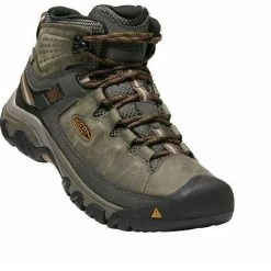 Keen Targhee III Mid WP Mens Black Olive Golden Brown