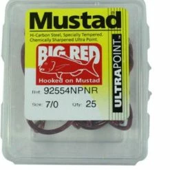 Mustad Big Red Suicide Hooks Boxed
