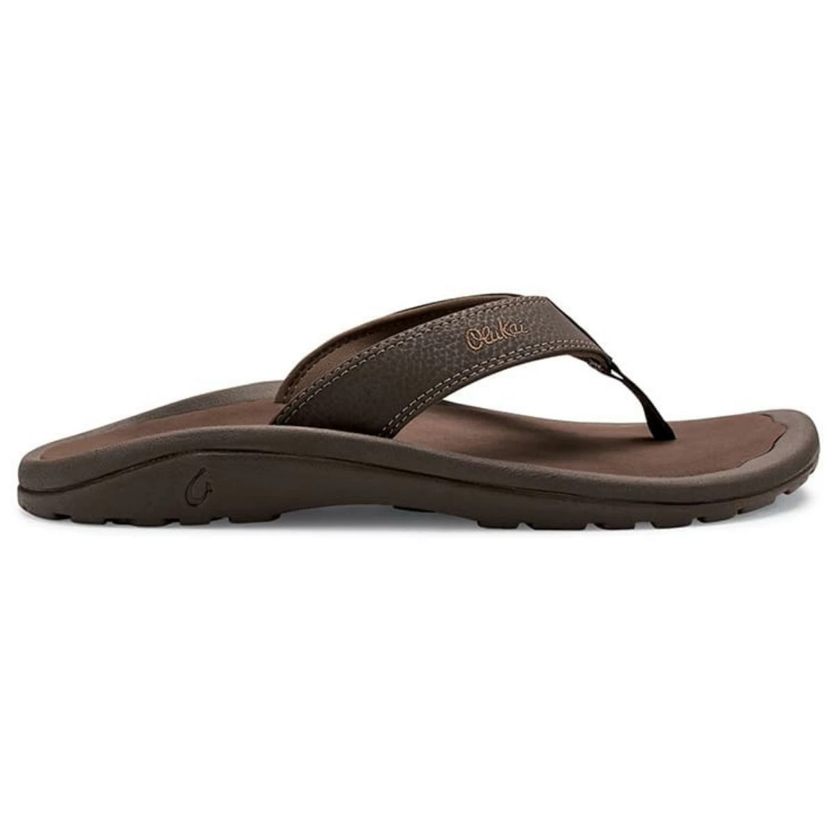 Olukai Ohana Thong Mens Dark Java