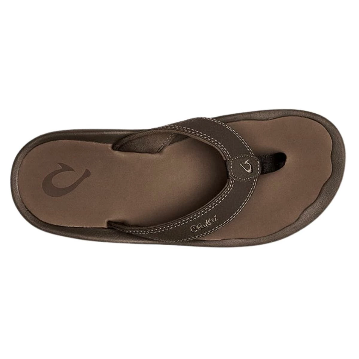 Olukai Ohana Thong Mens Dark Java - Image 2