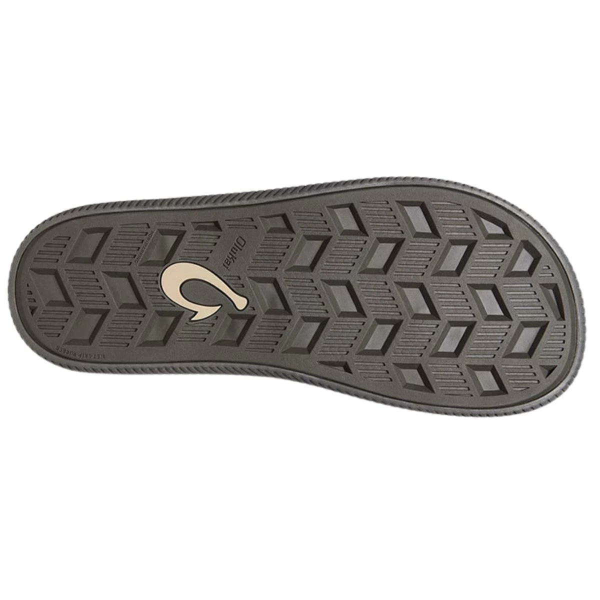 Olukai Ulele Thong Mens Dark Shadow Black - Image 3