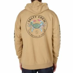 Salty Crew Blue Crabber Overdyed Fleece