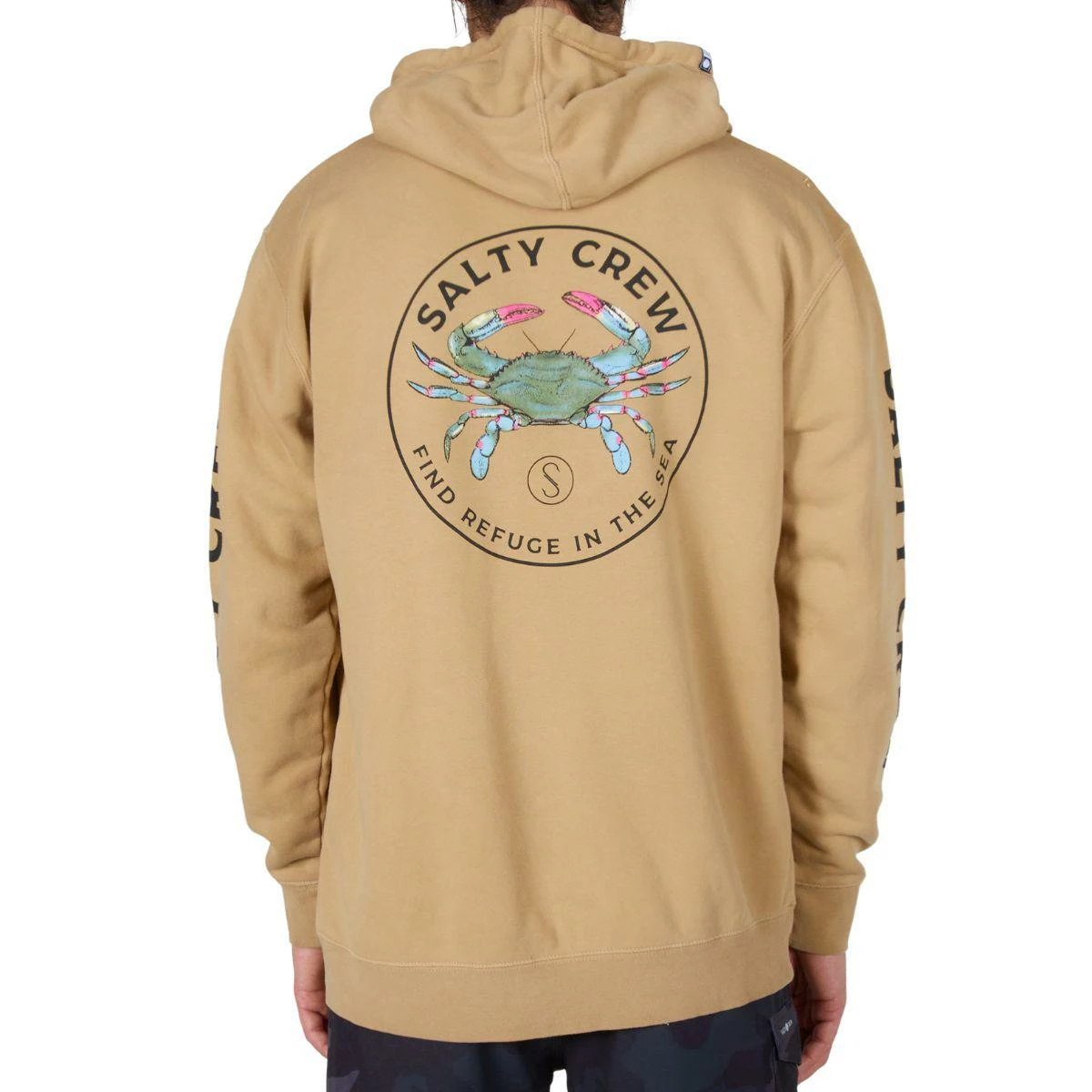 Salty Crew Blue Crabber Overdyed Fleece