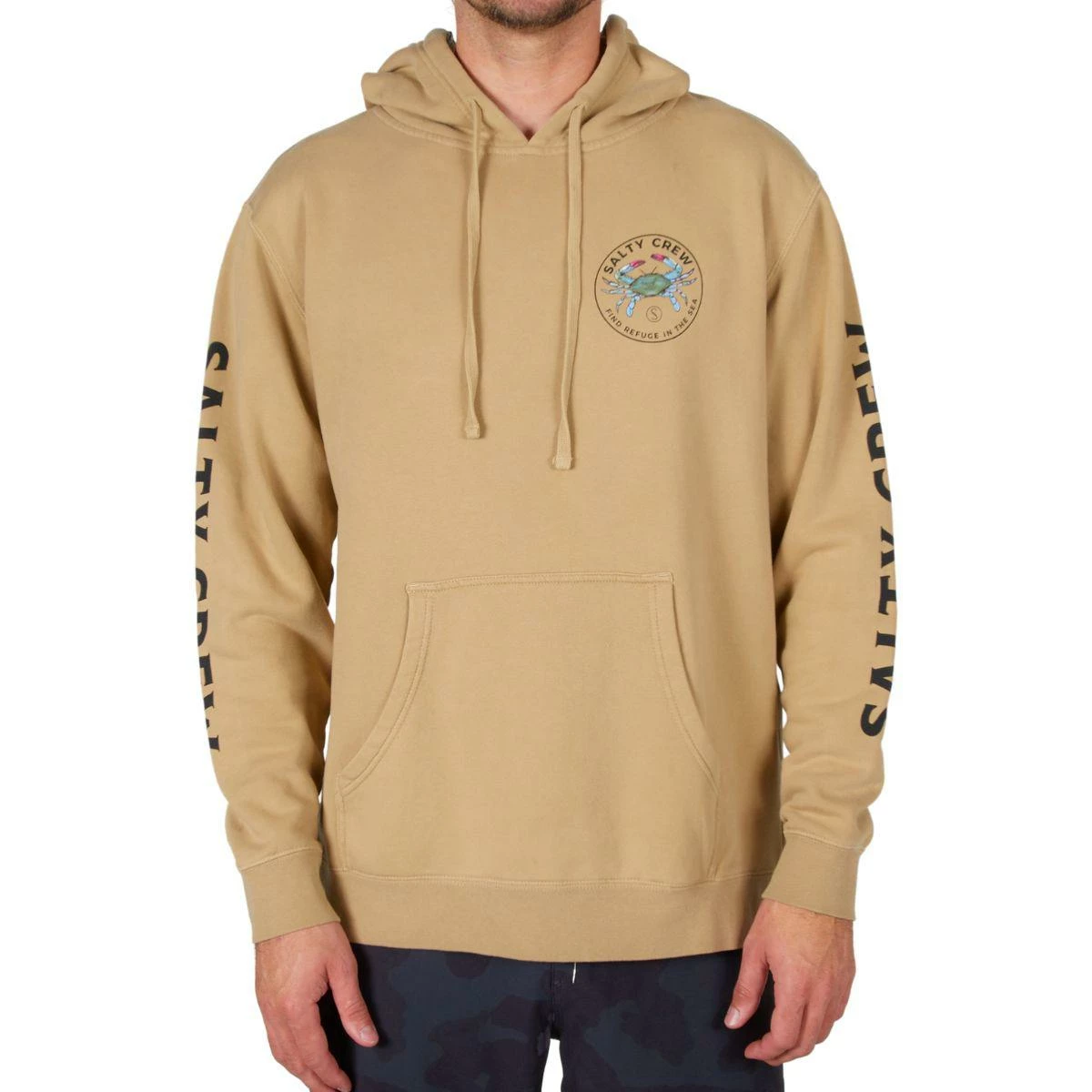 Salty Crew Blue Crabber Overdyed Fleece - Image 2