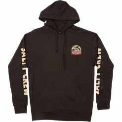 Salty Crew Deep Drop Fleece Hoodie Black