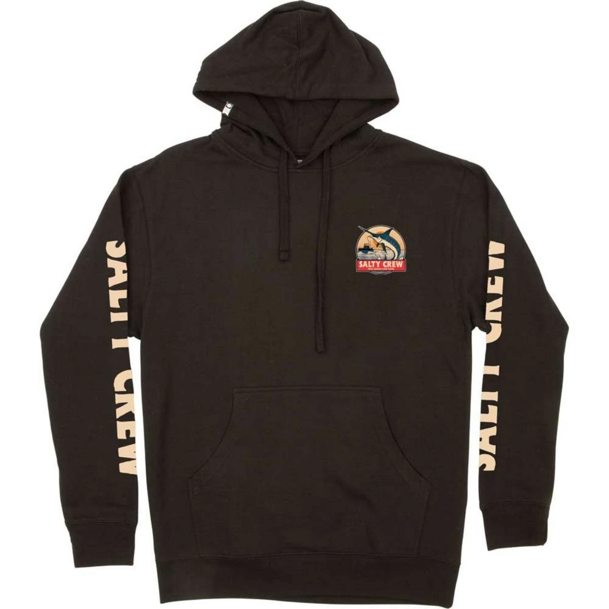 Salty Crew Deep Drop Fleece Hoodie Black