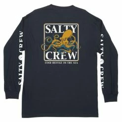 Salty Crew Ink Slinger Standard L/S Tee Navy