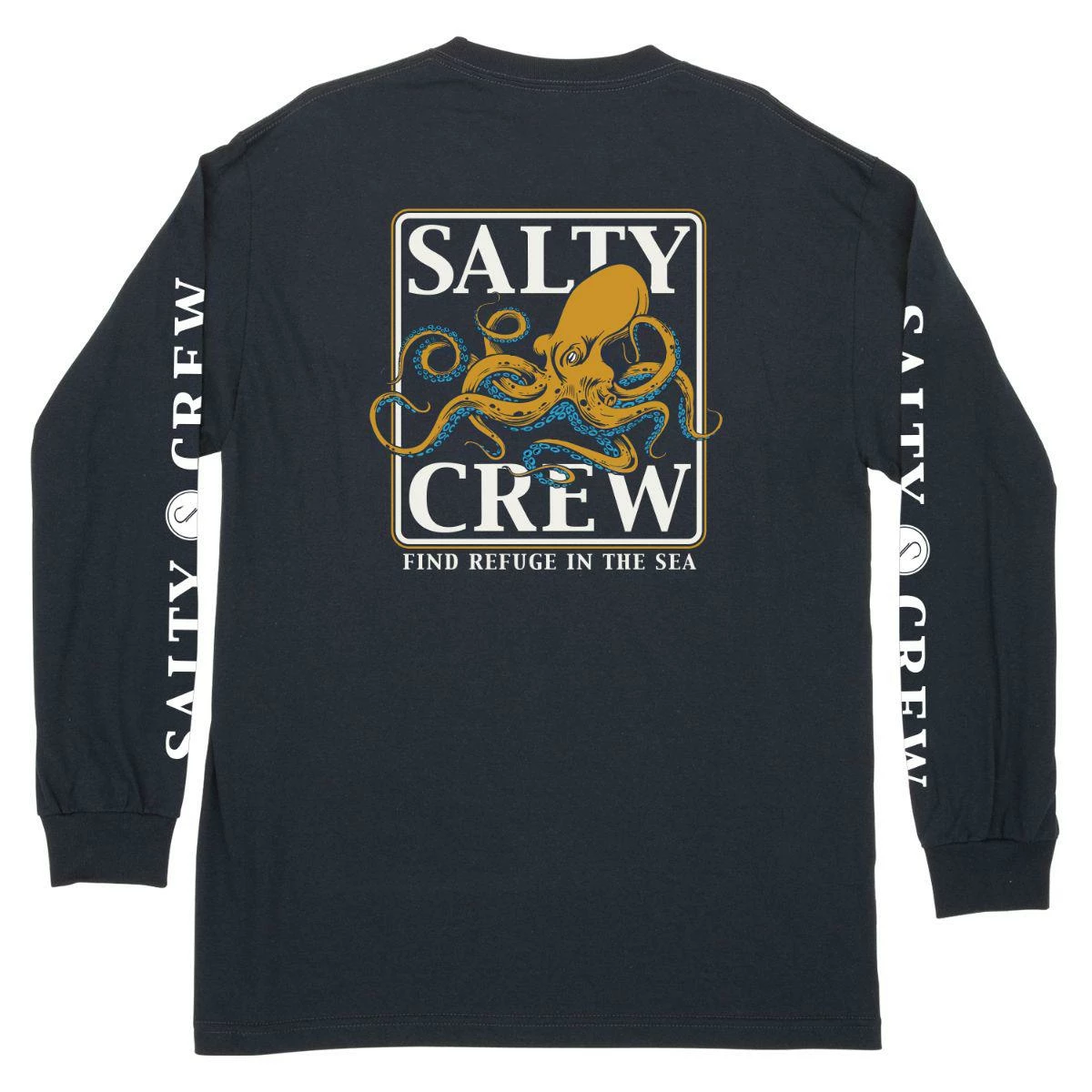 Salty Crew Ink Slinger Standard L/S Tee Navy