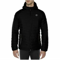 Vigilante Power Down Jacket Mens Black India Ink
